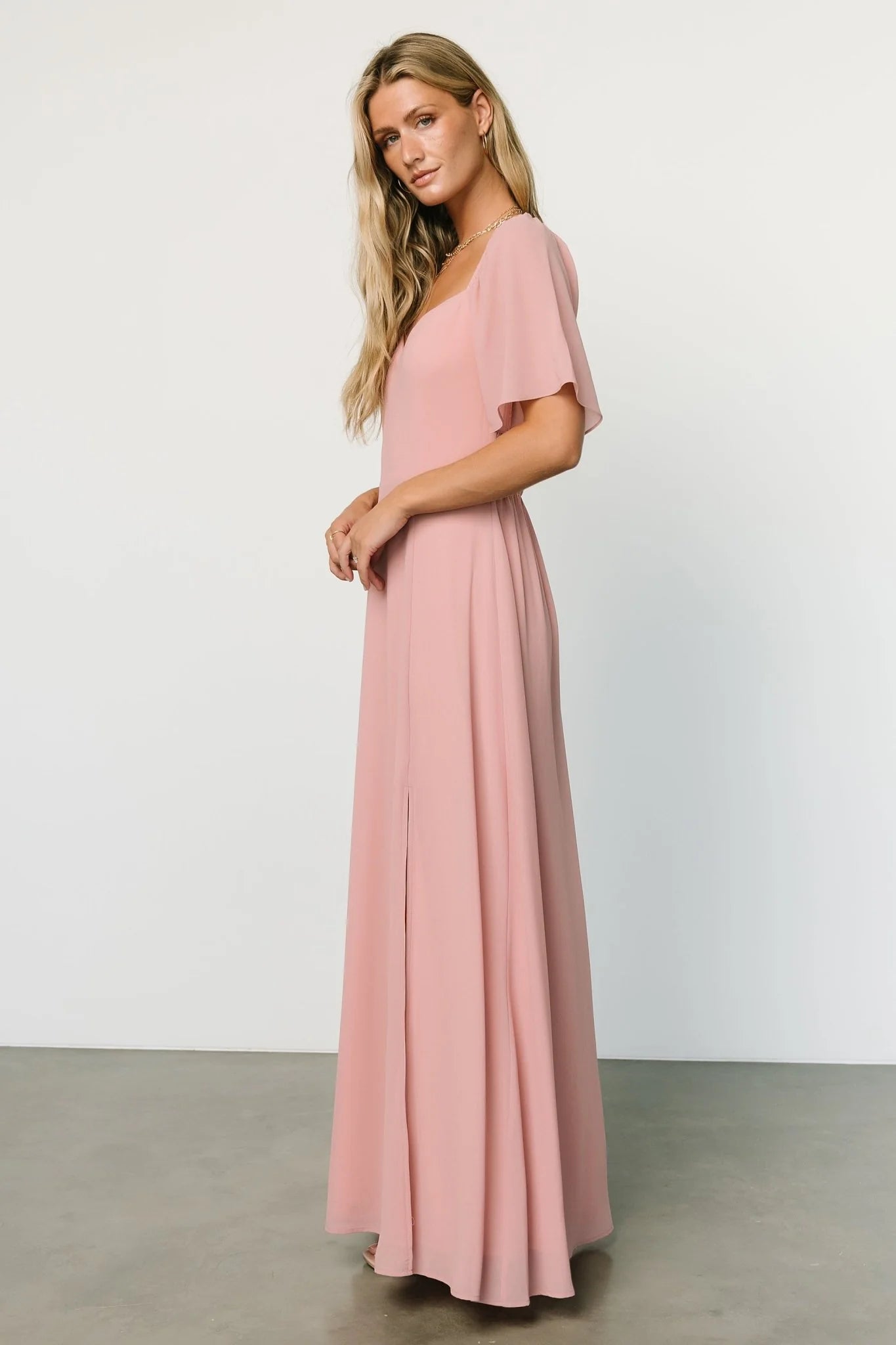 Sierra Sweetheart Maxi Dress | Blush