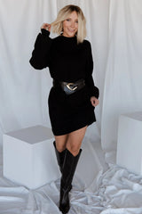 Jennings Sweater Dress | Black