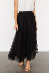 Mila Tulle Skirt | Black