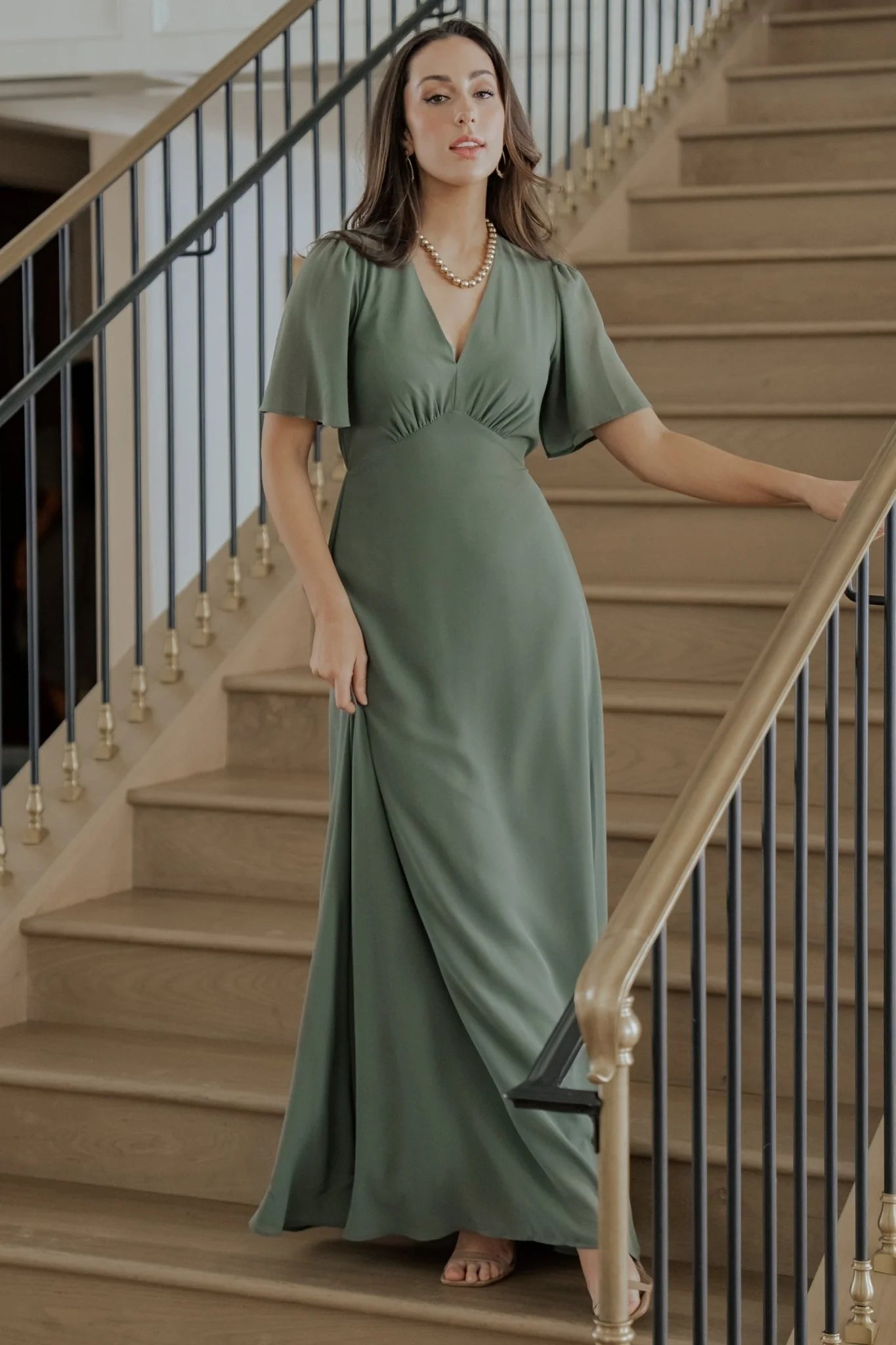 Esti Maxi Dress | Dark Sage