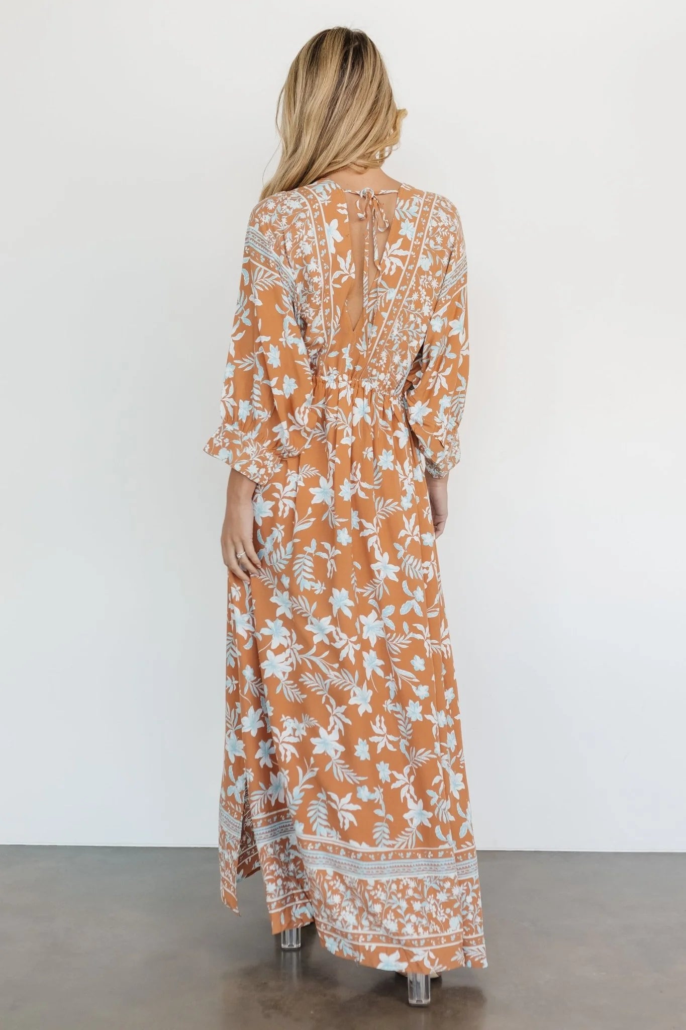 Laken Maxi Dress | Camel Multi