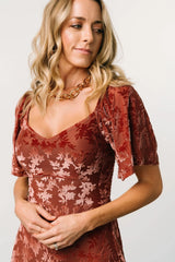 Fabric Swatch - Everley Velvet | Cinnamon