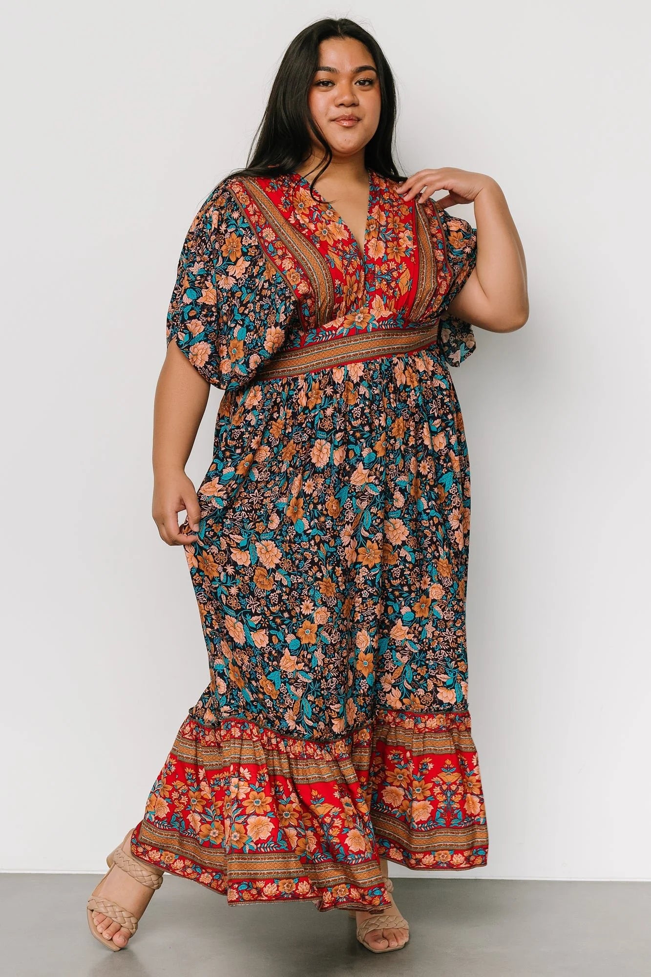 Leeanne Midi Dress | Navy Multi Floral