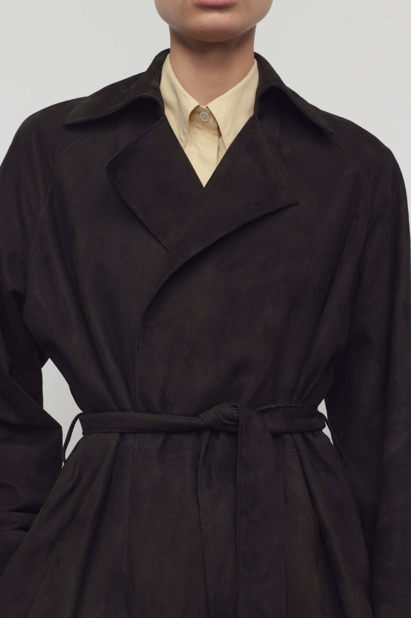 Solana Coat in Suede