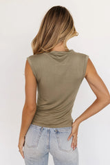 Melody Top | Dusty Olive