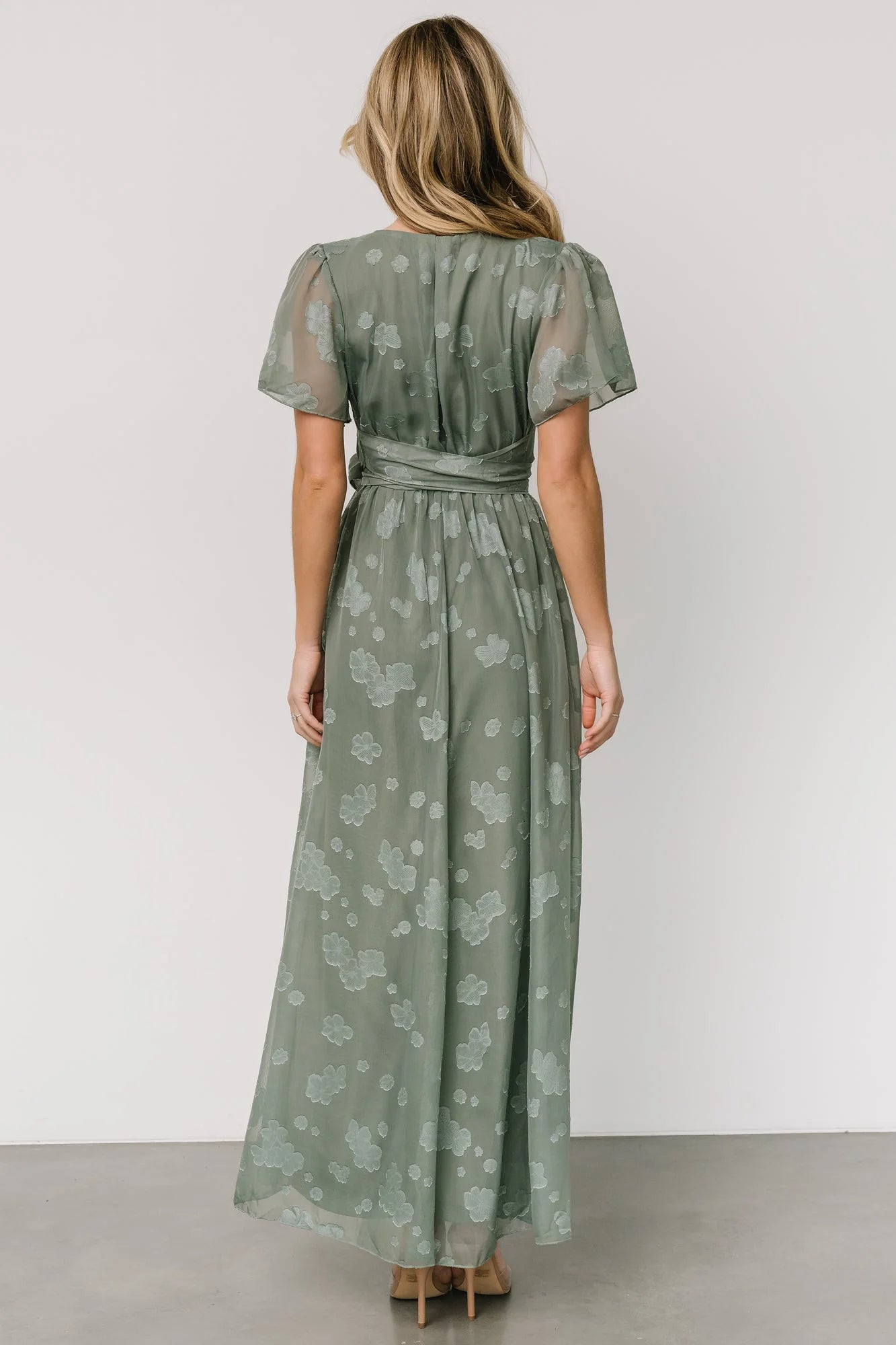 Faye Maxi Dress | Eucalyptus