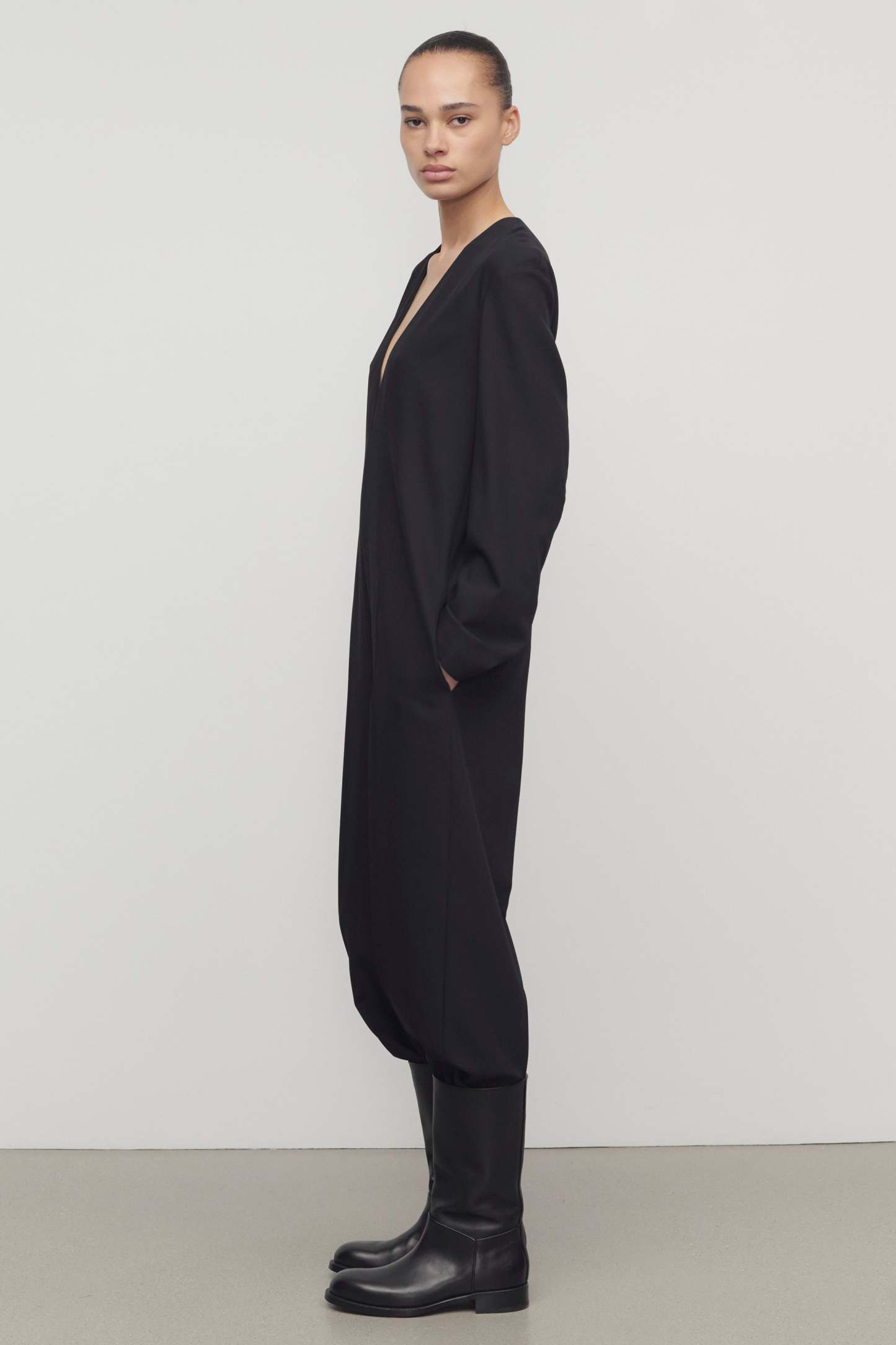 Sylvana Jumpsuit in Virgin Wool