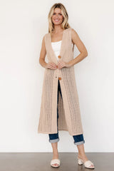 Bretta Duster Vest | Natural