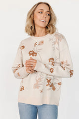 Calla Sweater | Natural Print