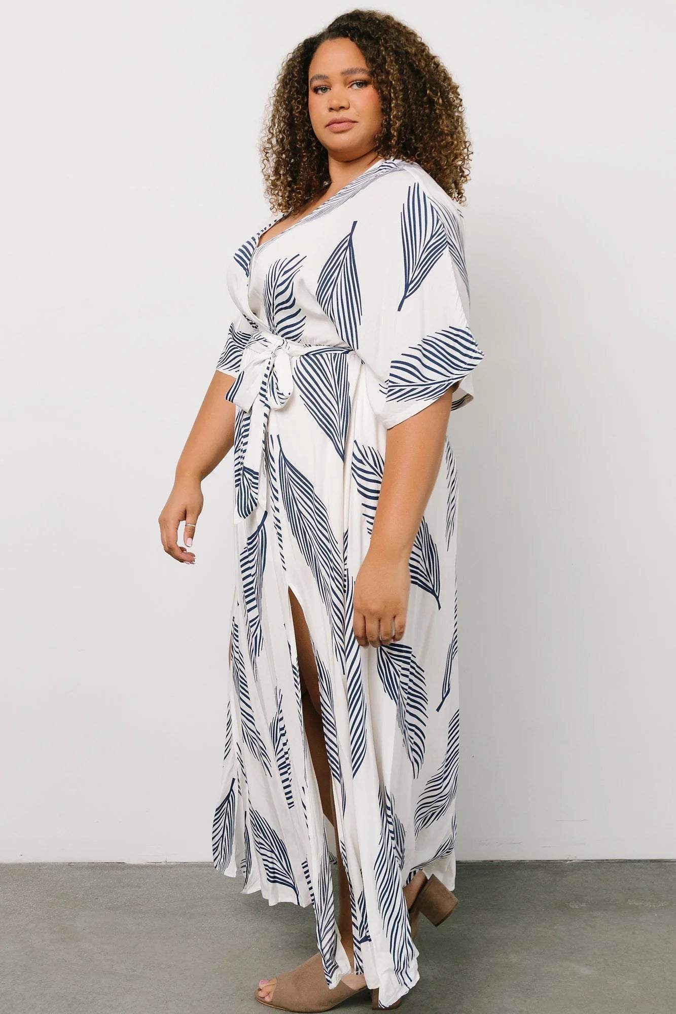 Corinth Maxi Dress | Navy Print