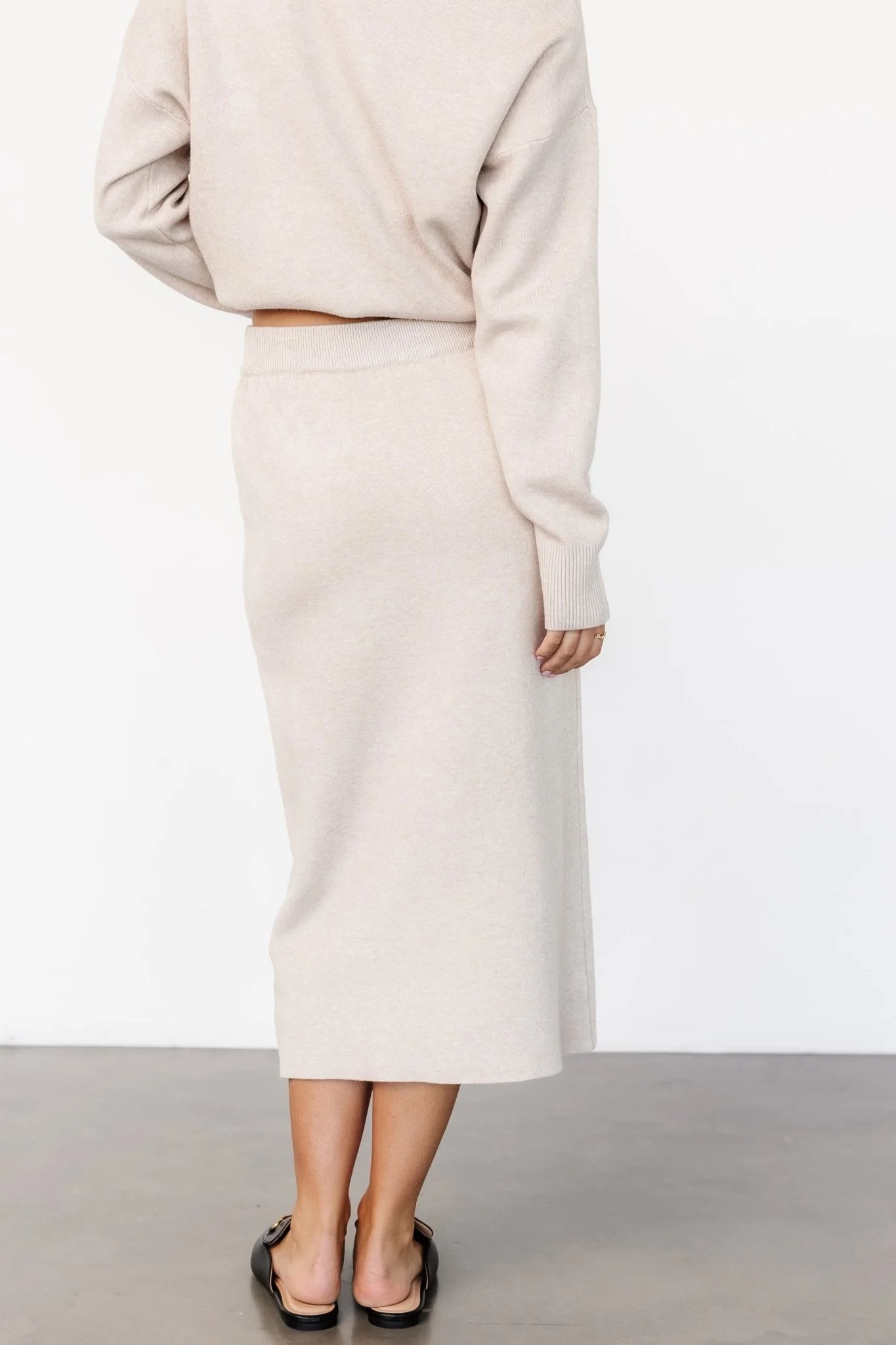 Ali Knit Skirt | Taupe