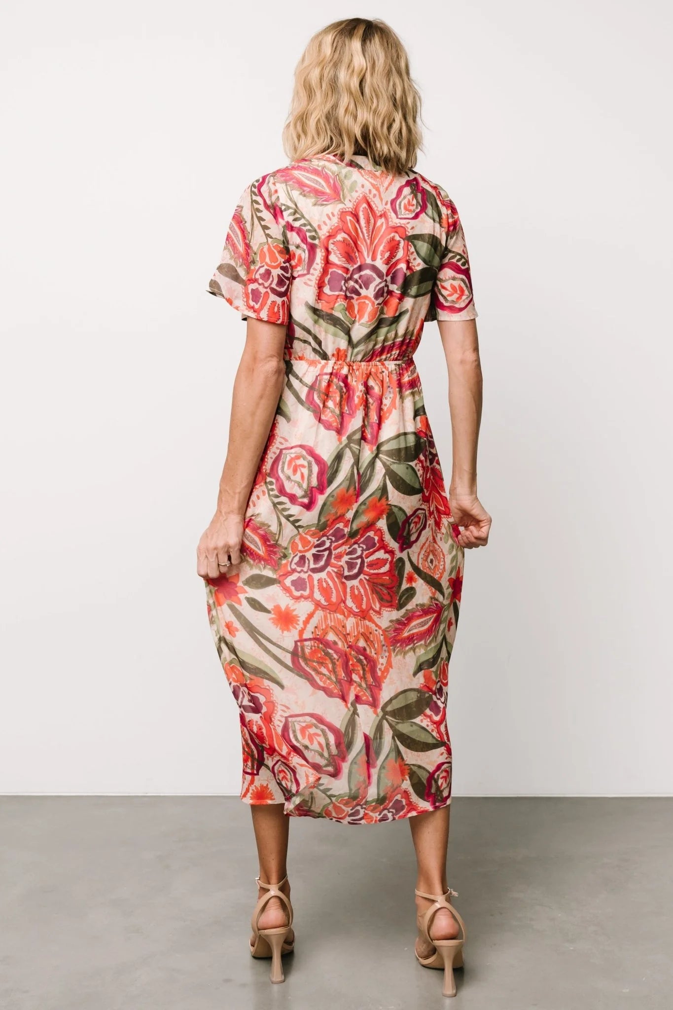 Junie Midi Dress | Multi Print