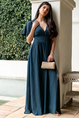 Verona Smocked Maxi Dress | Topaz