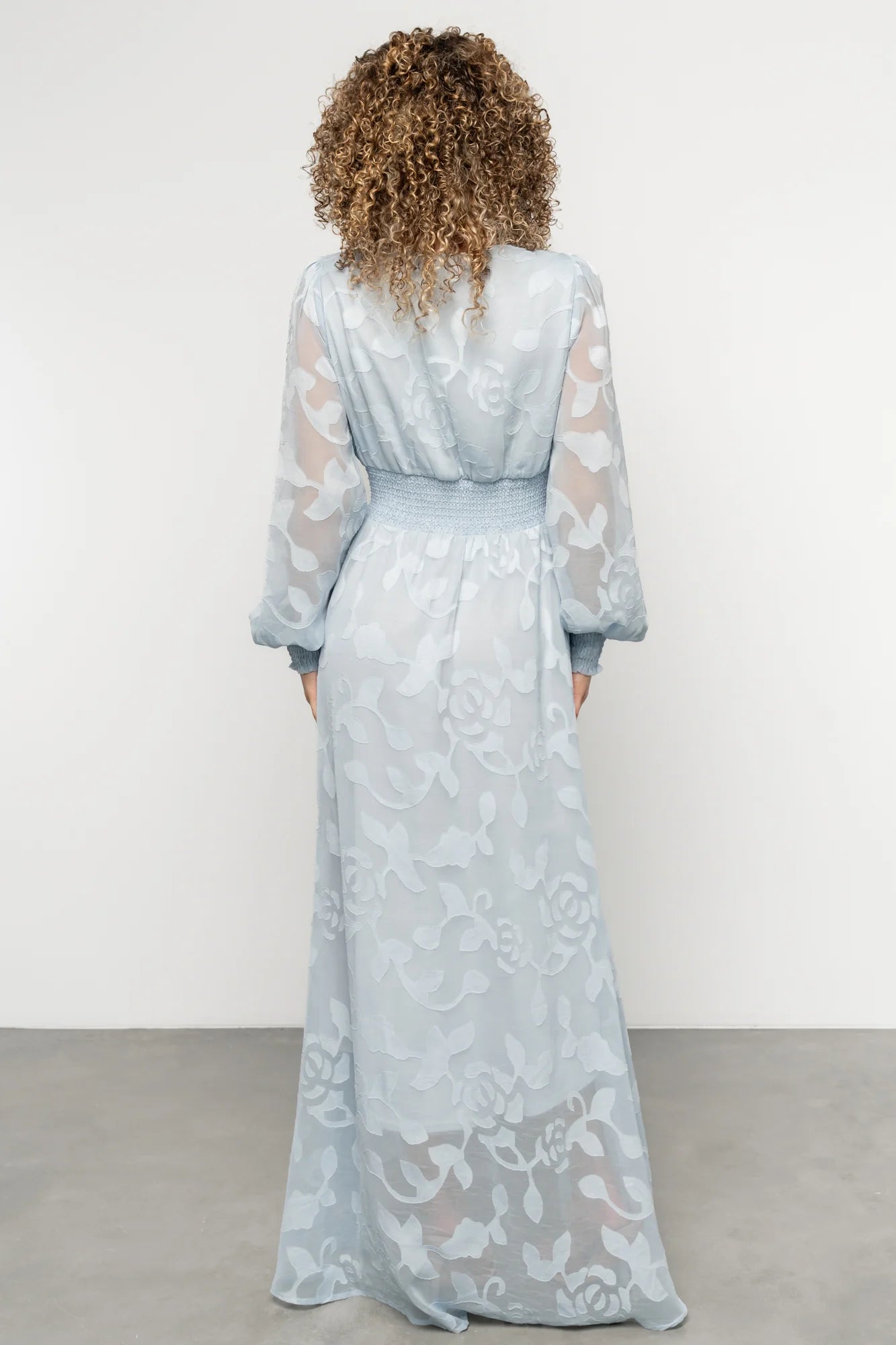 Daniella High Low Maxi Dress | Light Blue