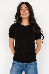 Hannah Knit Top | Black