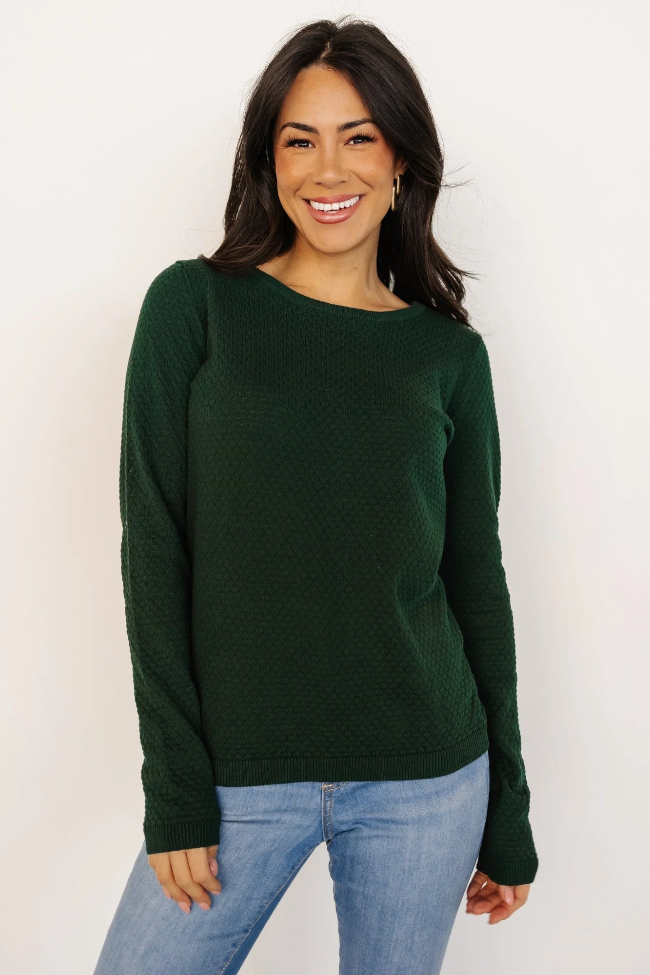 Debbie Knit Top | Dark Green