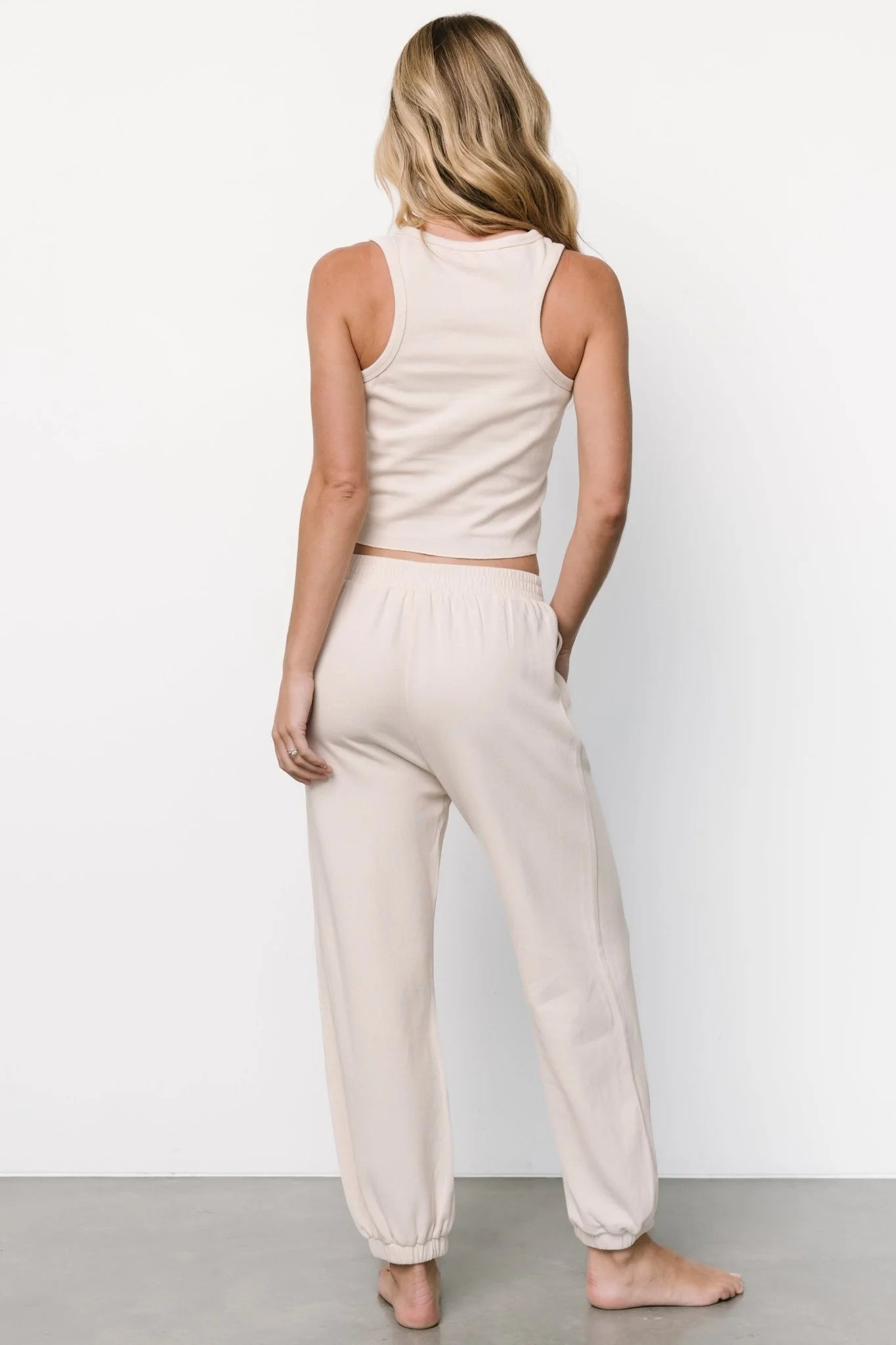 Kellen Tank + Jogger Set | Natural