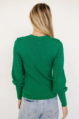 Jens Sweater Top | Green