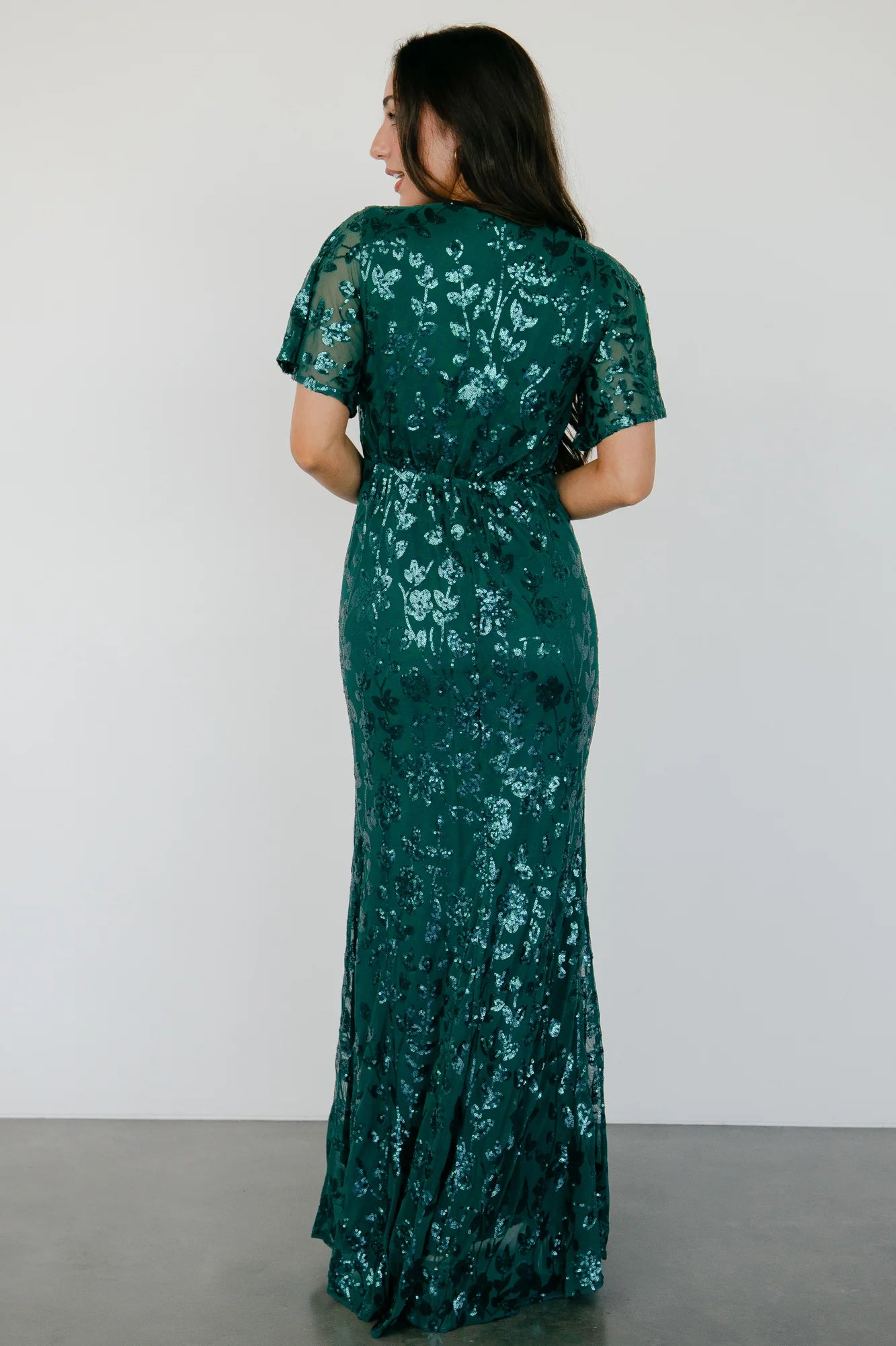 Esme Sequin Dress | Emerald