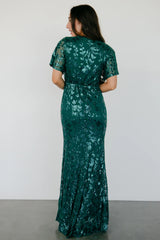 Esme Sequin Dress | Emerald