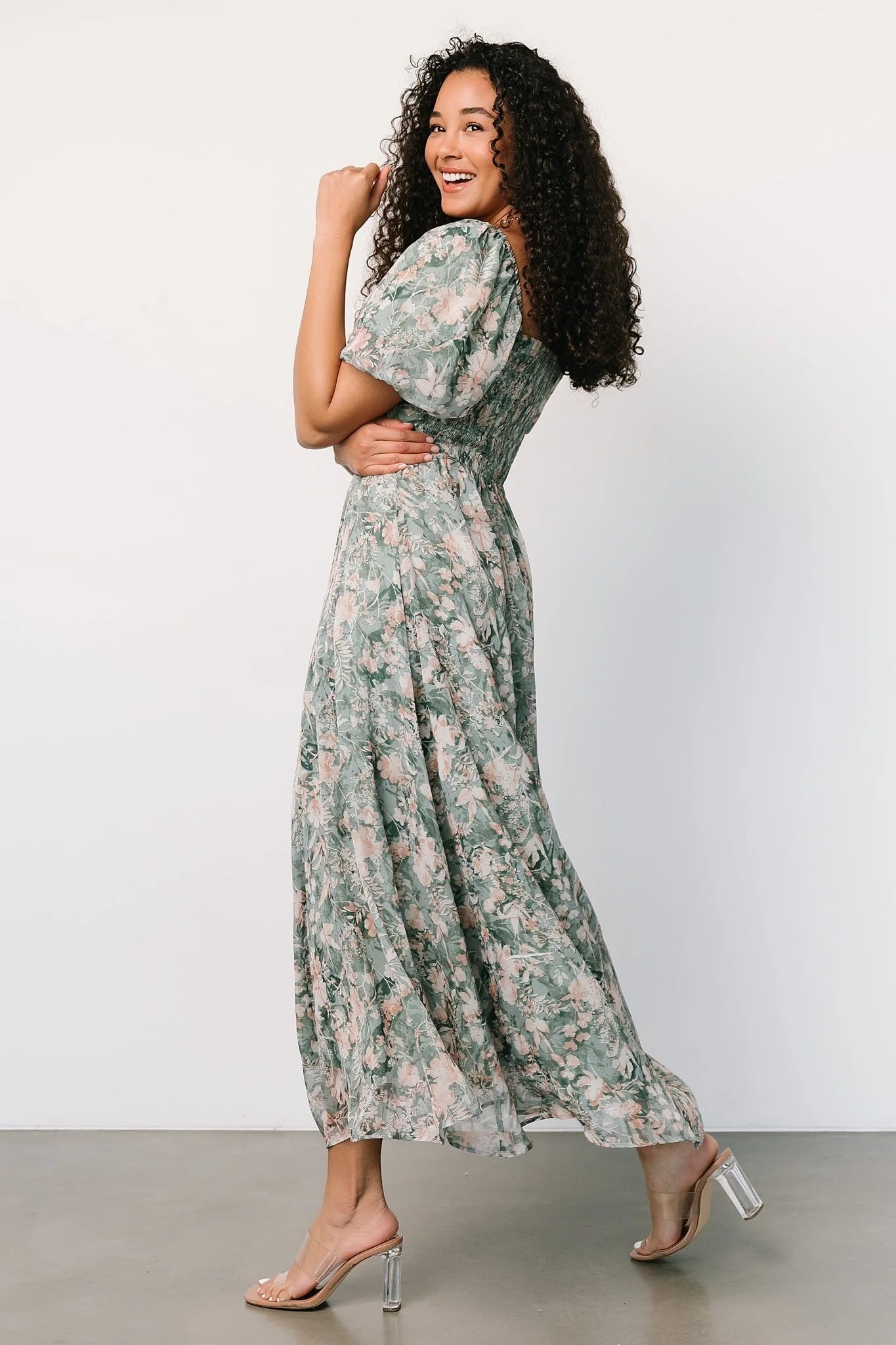 Raelynn Maxi Dress | Sage Floral
