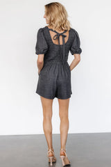Beaumont Romper | Heather Black