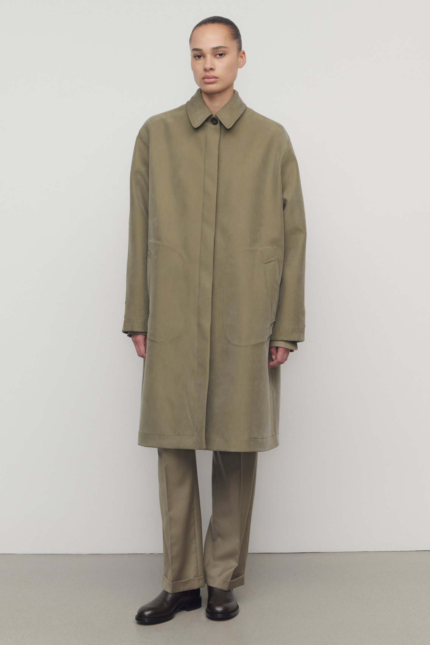 Palomar Coat in Virgin Wool and Silk