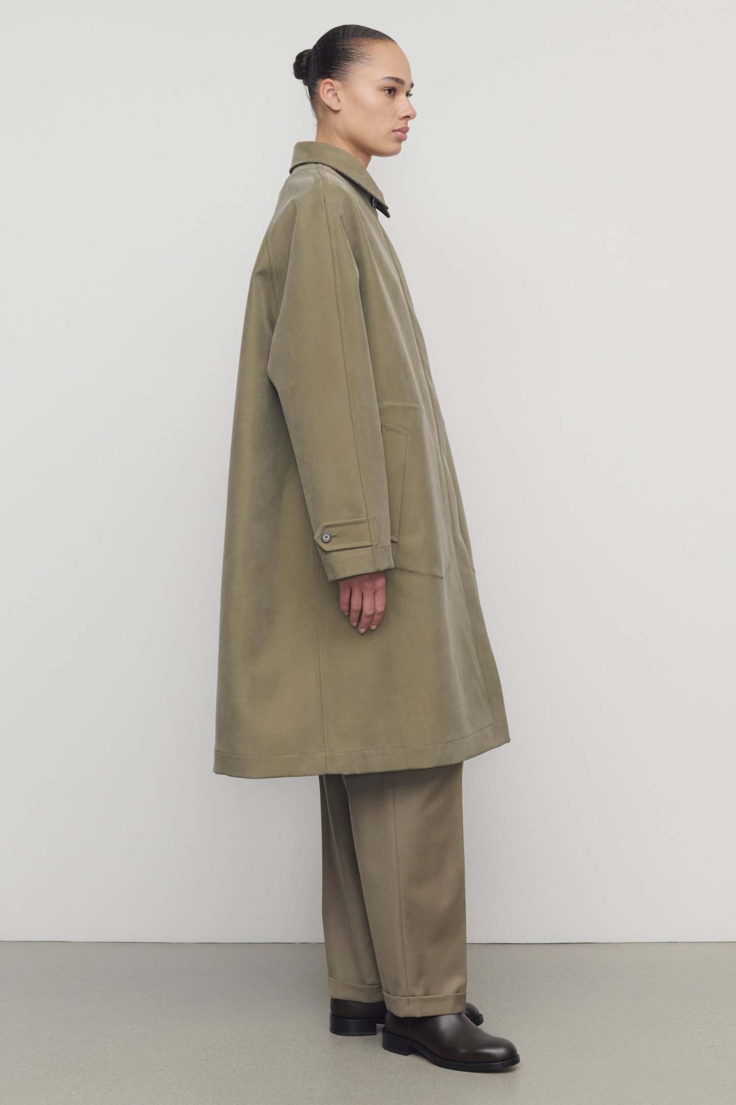 Palomar Coat in Virgin Wool and Silk