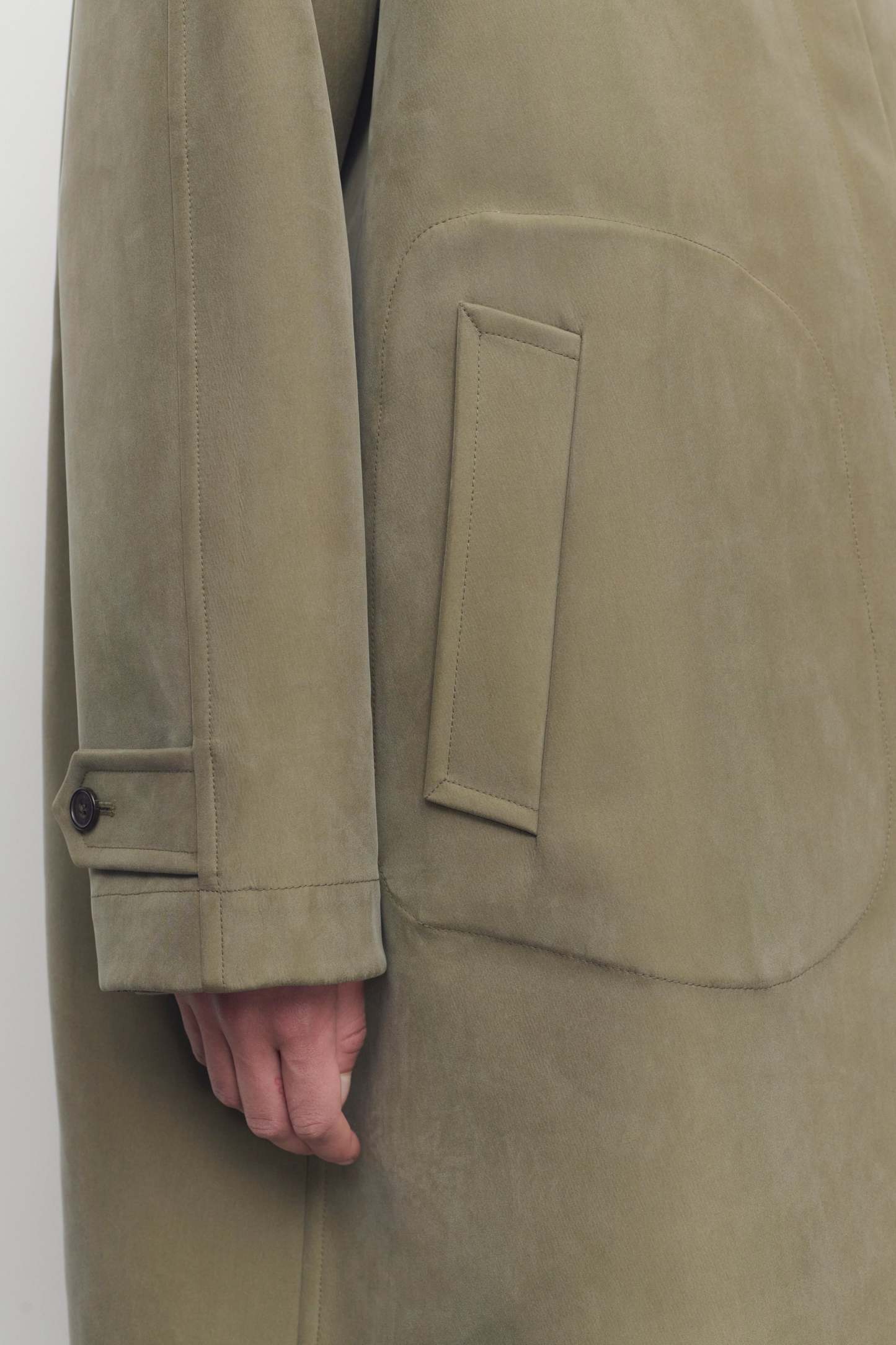 Palomar Coat in Virgin Wool and Silk