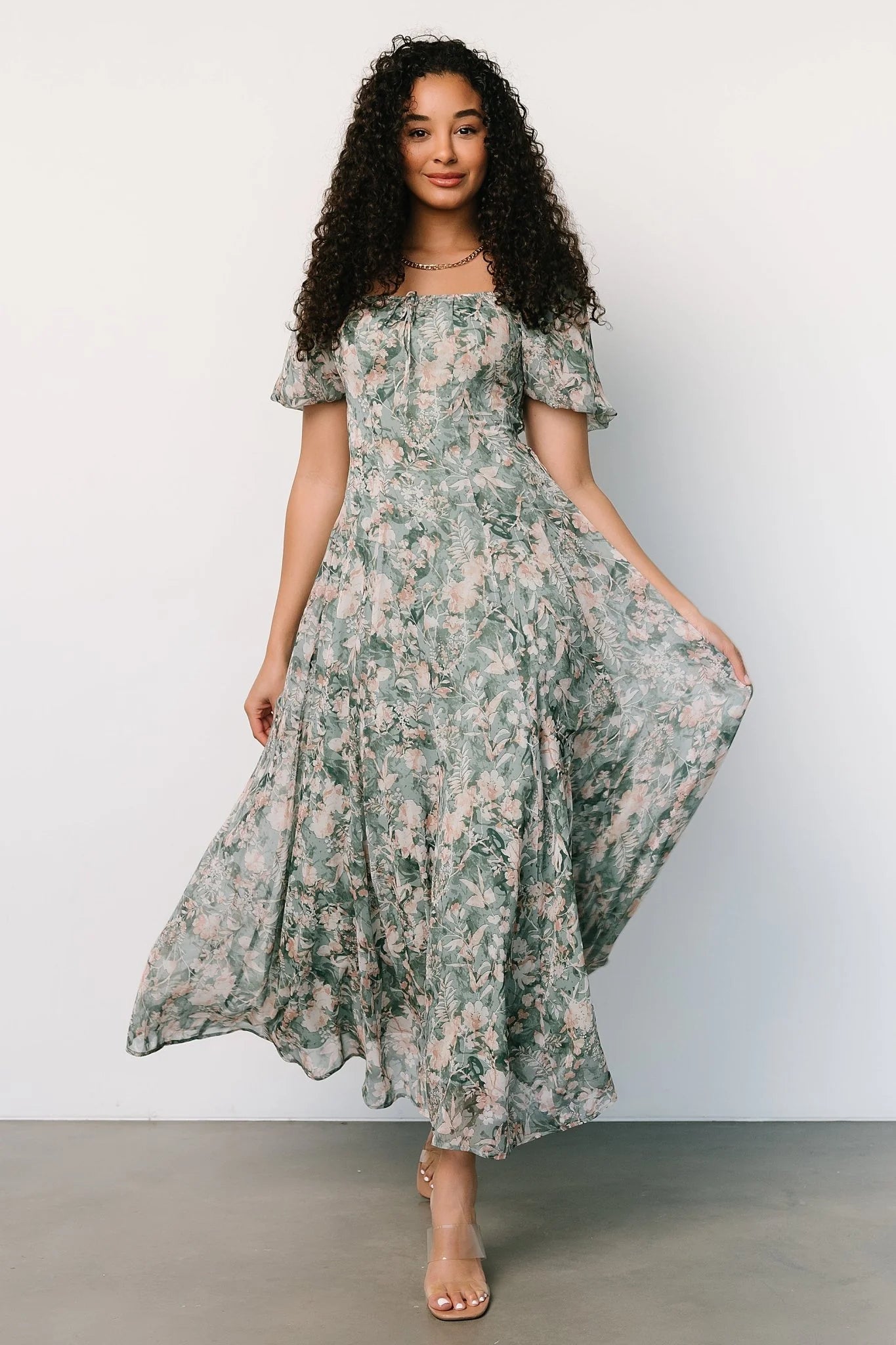 Raelynn Maxi Dress | Sage Floral