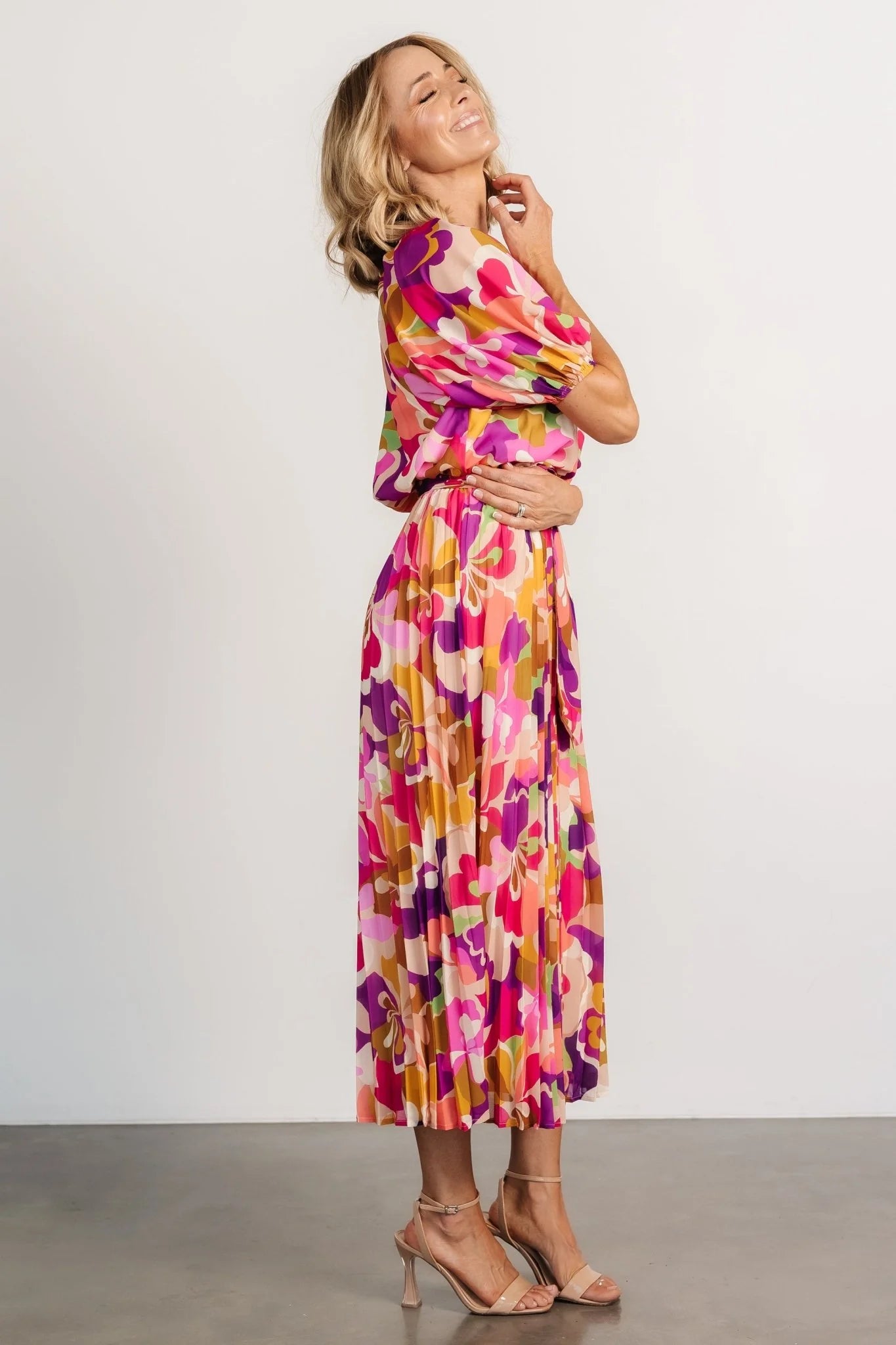 Maven Midi Dress | Multi Print