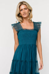 Fabric Swatch - Emma Tulle | Teal