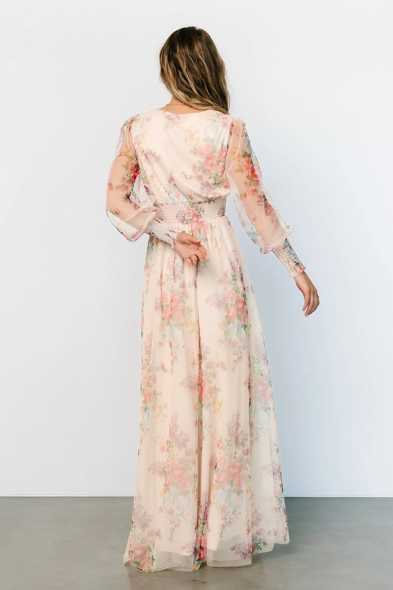 Layla Tulle Maxi Dress | Romantic Floral