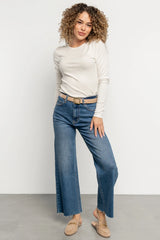 Deborah Buckle Belt | Nude Beige