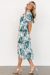 Cadence Midi Dress | Jade Floral