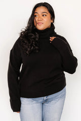 Tera Turtleneck Sweater | Black