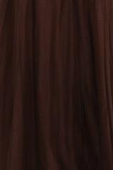 Fabric Swatch - Kamila Tulle | Espresso