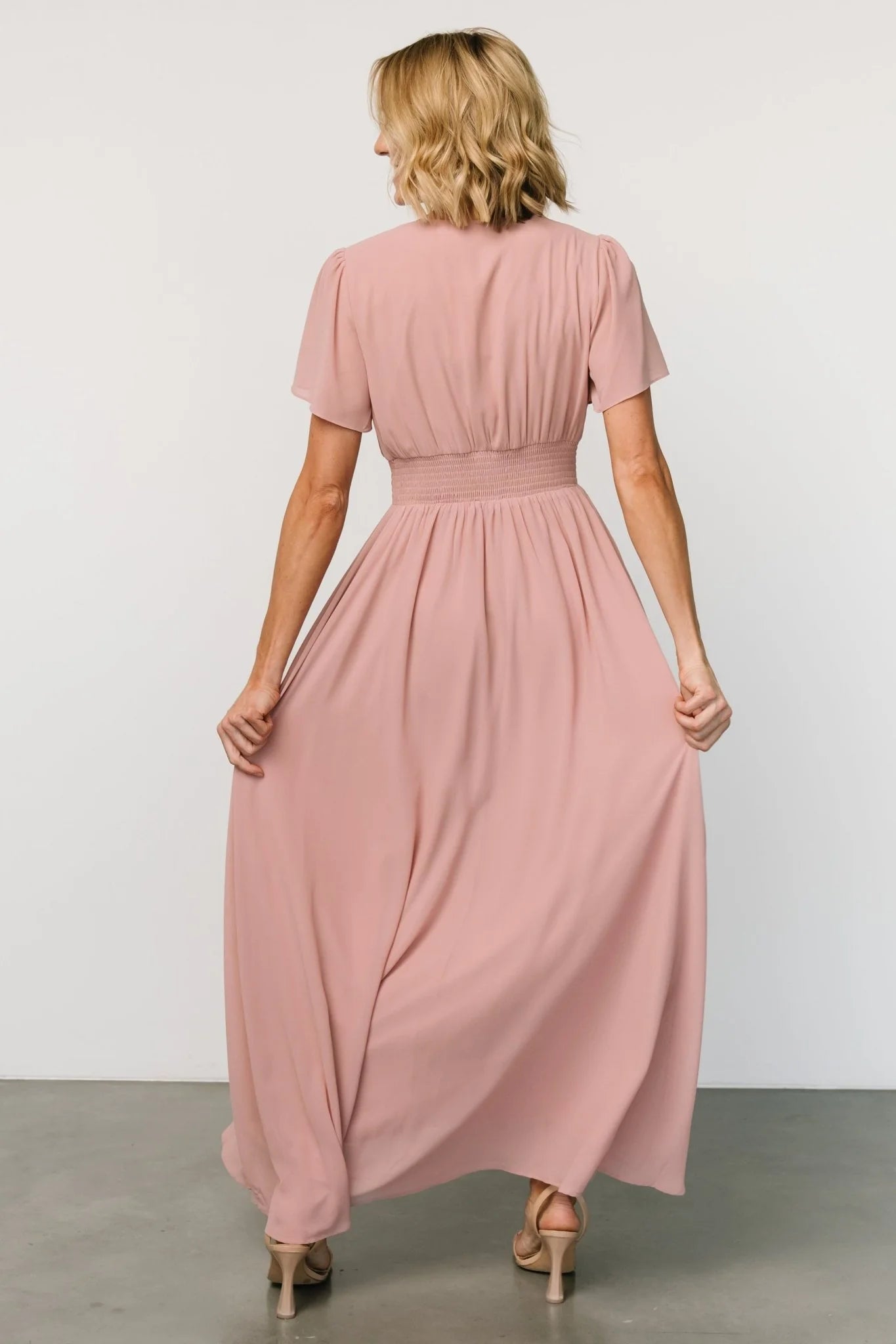 Birdie Maxi Dress | Blush