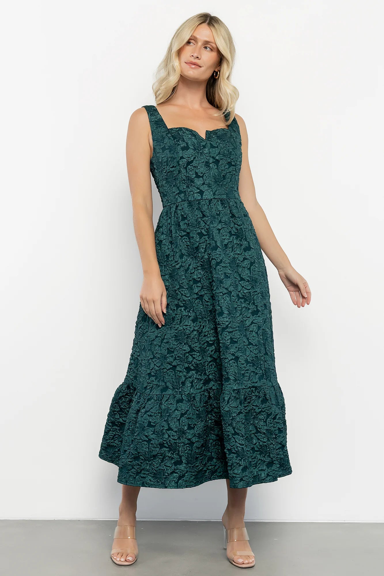 Maura Midi Dress | Green