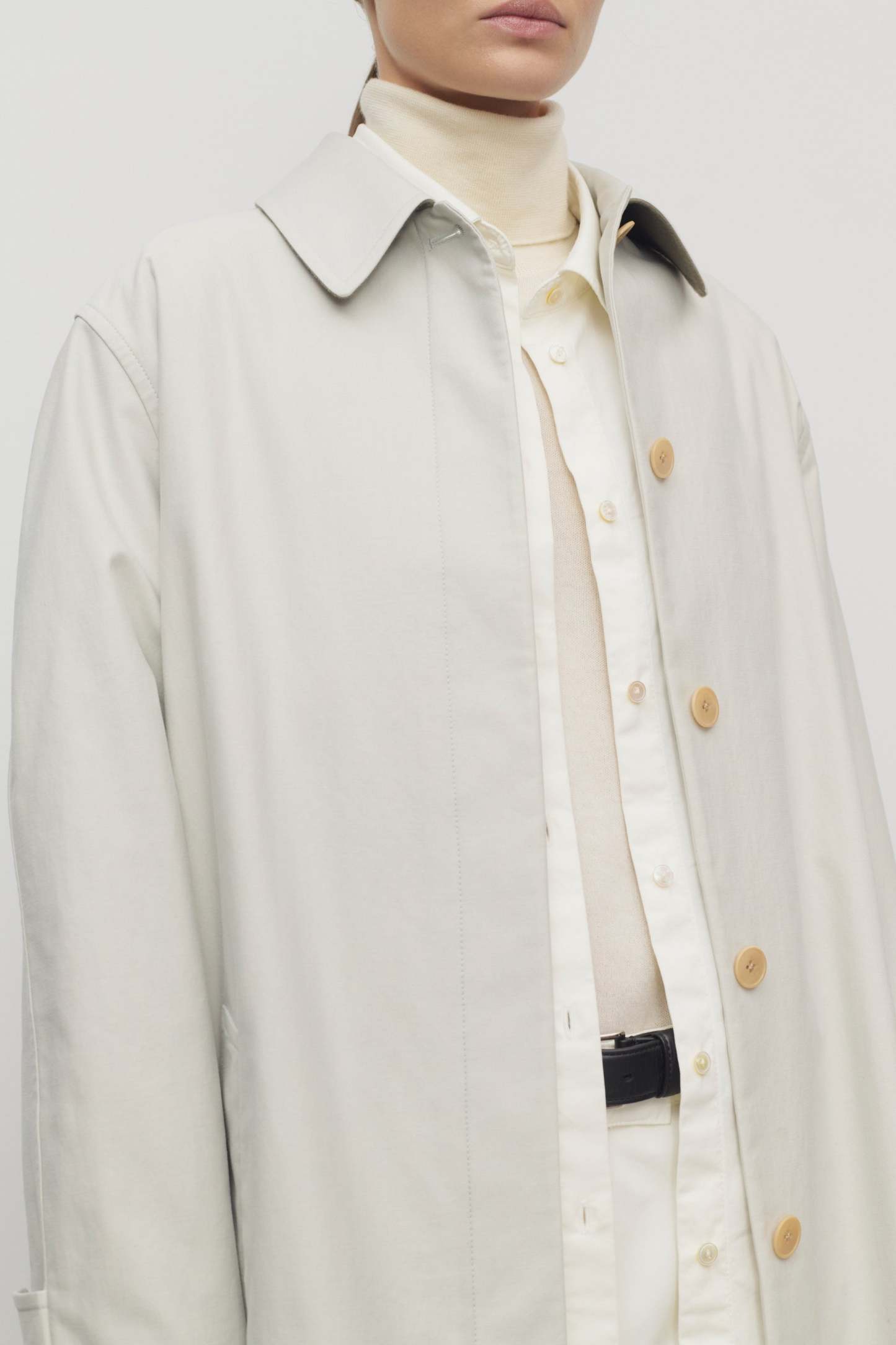 Pluma Coat in Cotton and Cashmere