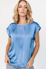 Adina Top | Winter Blue