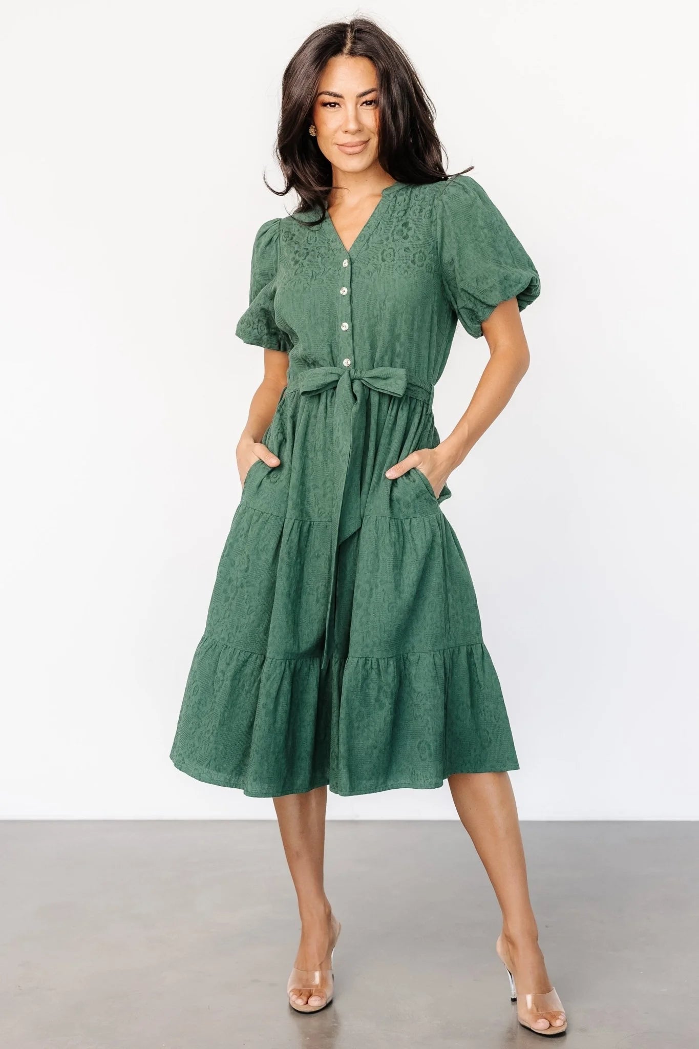 Philippa Midi Dress | Green