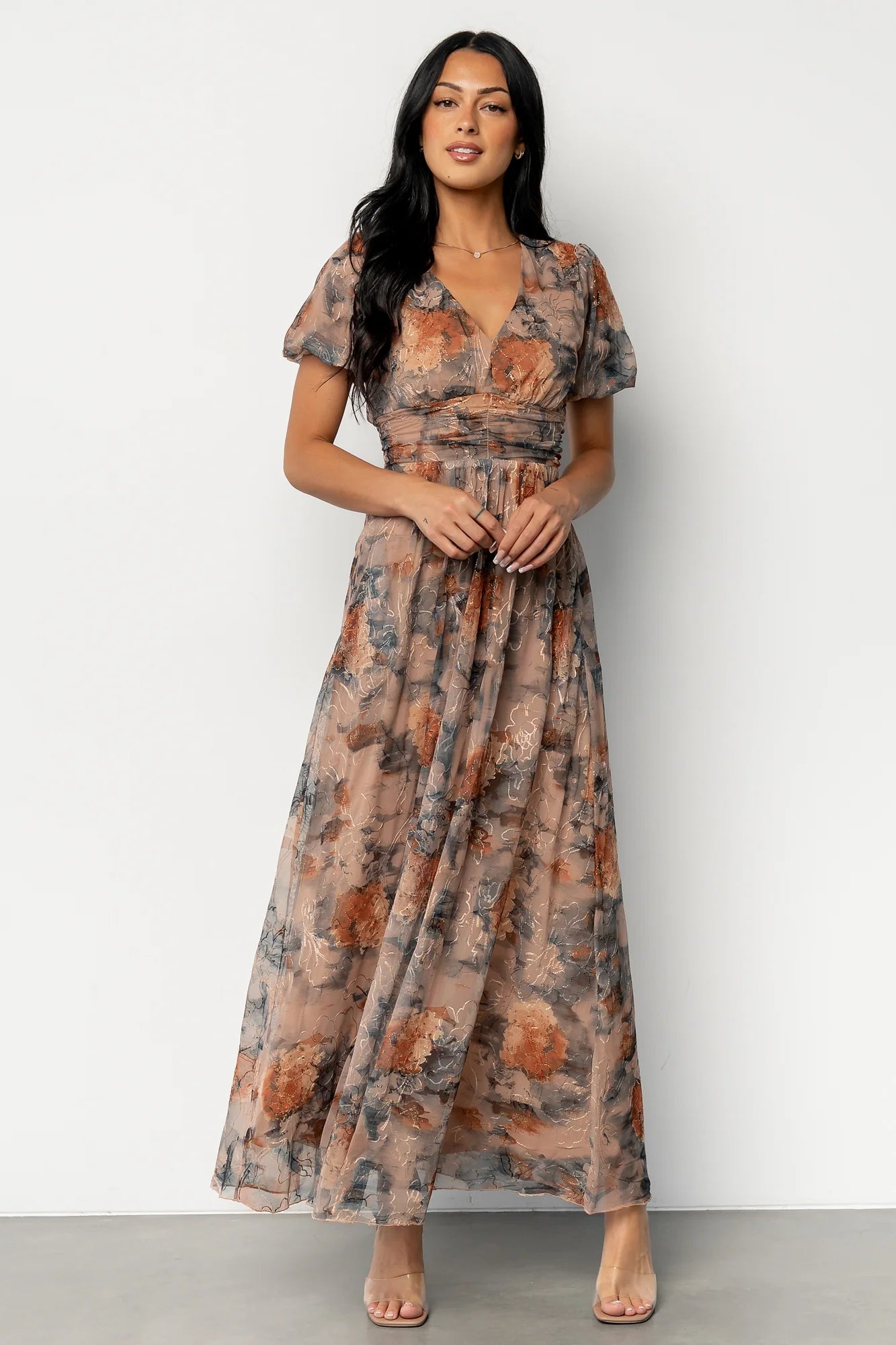 Ardley Maxi Dress | Copper + Slate Floral