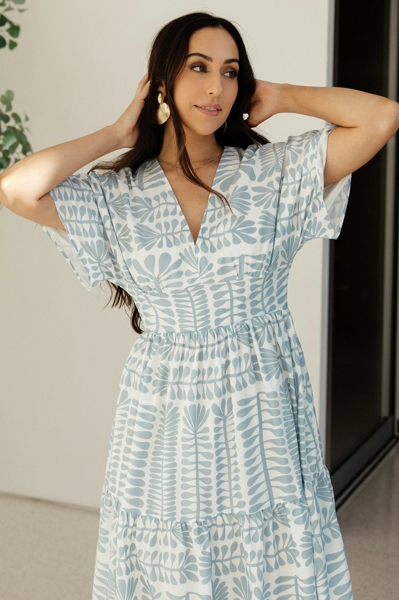 Austin Kimono Dress | Blue Print