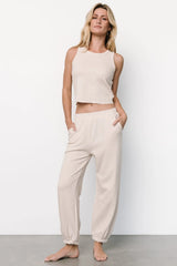 Kellen Tank + Jogger Set | Natural