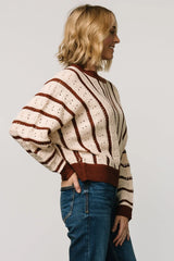 Paola Pointelle Sweater | Cream + Copper
