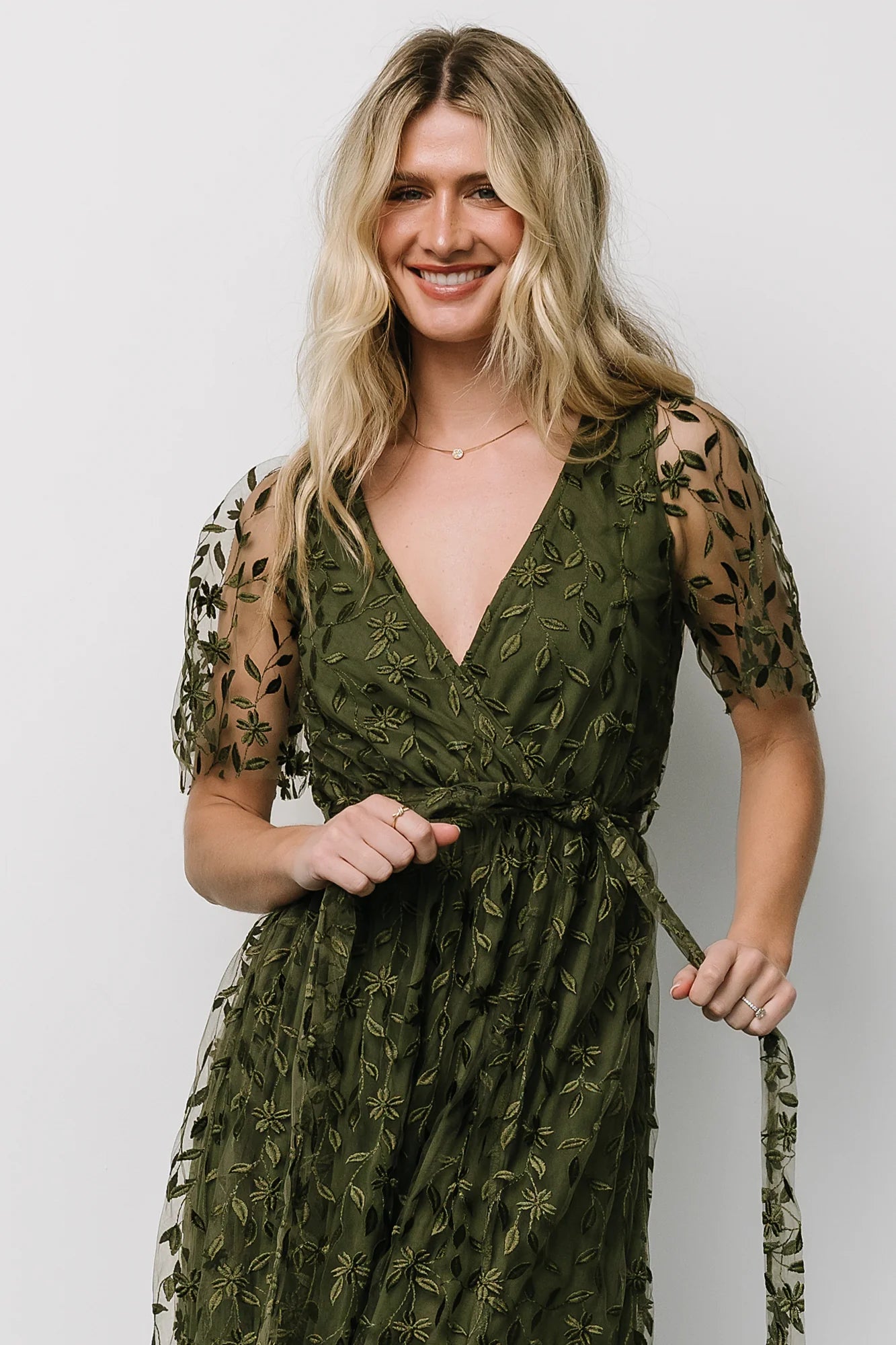 Fabric Swatch - Marseille Embossed | Olive