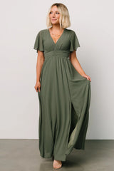 Ramona Maxi Dress | Dark Sage