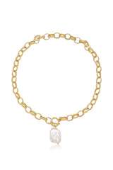 Edge of Water Pearl Pendant Necklace