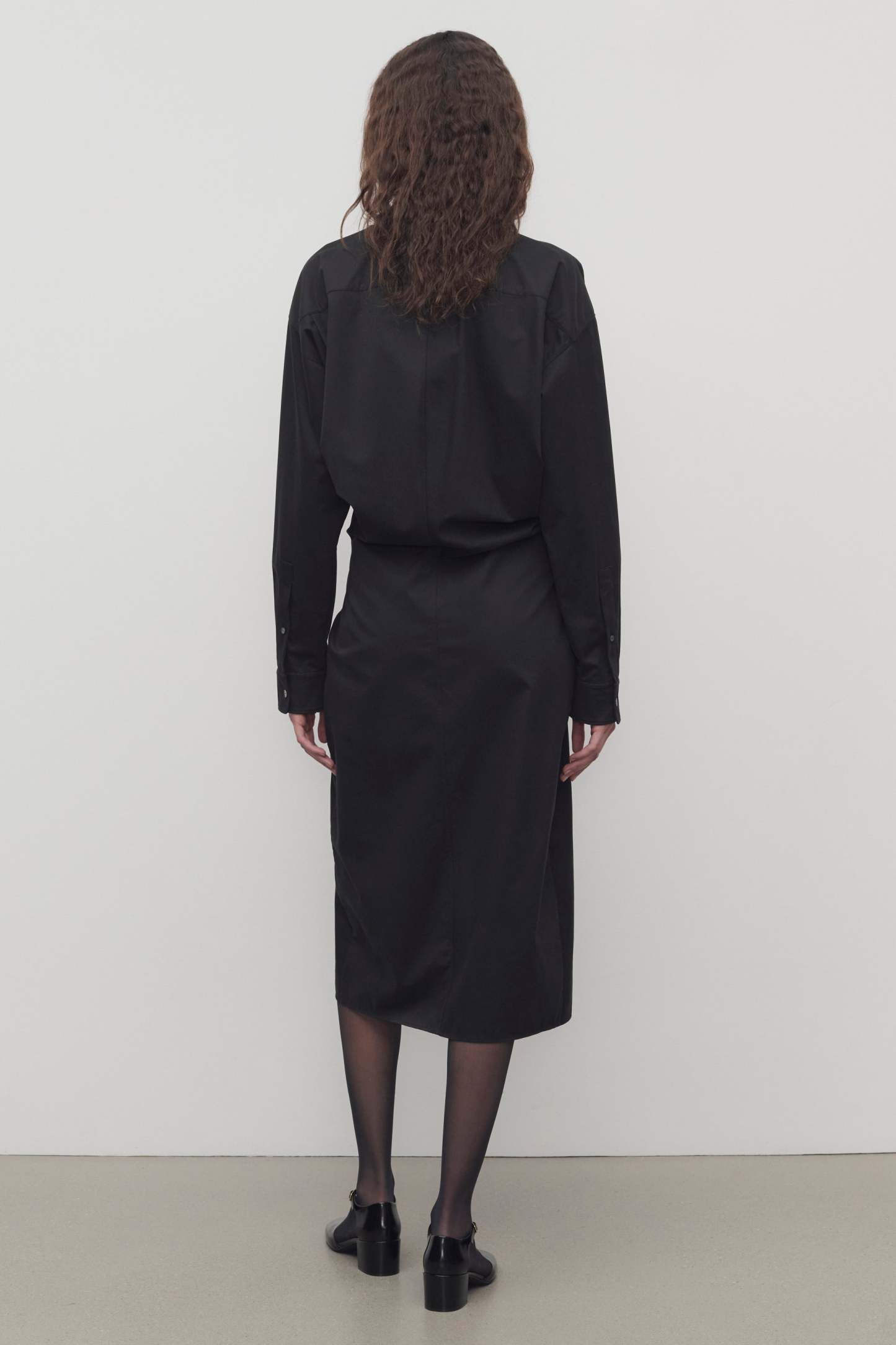 Yuske Dress in Cotton and Cashmere